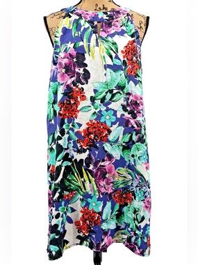 C&C California Tropical Linen Resort Wear Dress